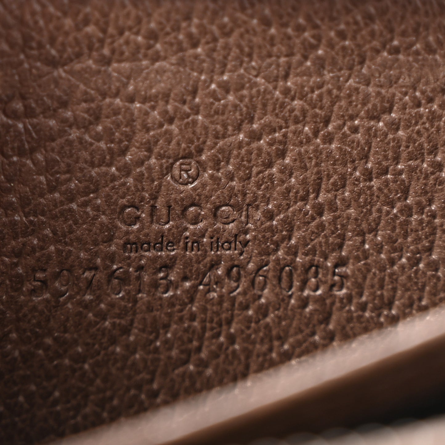 GG Supreme Web Ophidia Zip Around Card Case Brown