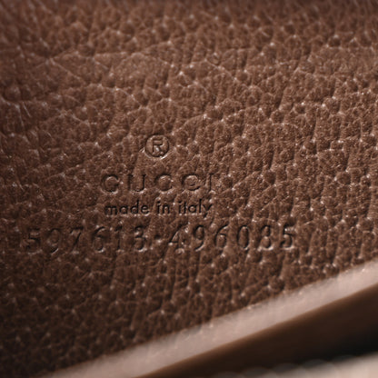 Gucci GG Supreme Web Ophidia Zip Around Card Case Brown 6 of 9