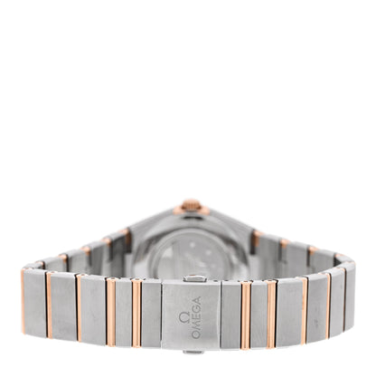 Omega Stainless Steel 18K Yellow Gold Diamond Bezel Mother of Pearl 28mm Constellation Quartz Watch 131.25.28.60.55.002 3 of 5