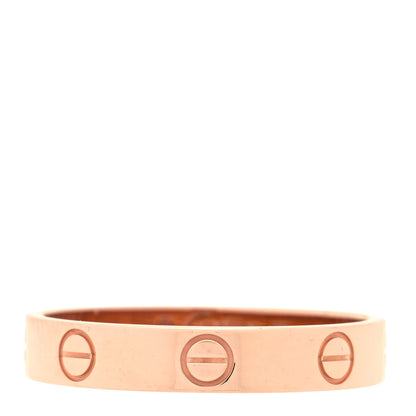 Cartier 18K Pink Gold 3.5mm LOVE Wedding Band Ring 57 8 1 of 5