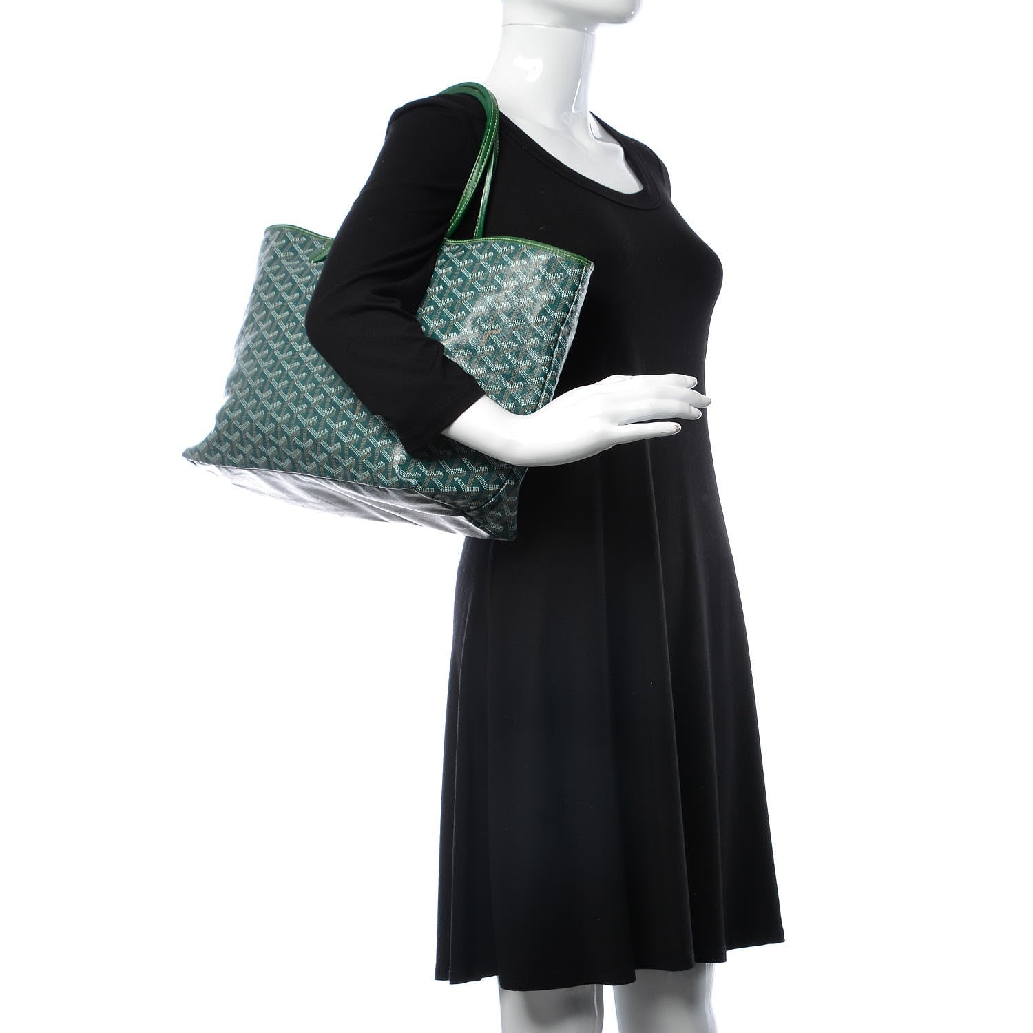 Goyard Goyardine Saint Louis PM Green 2 of 17