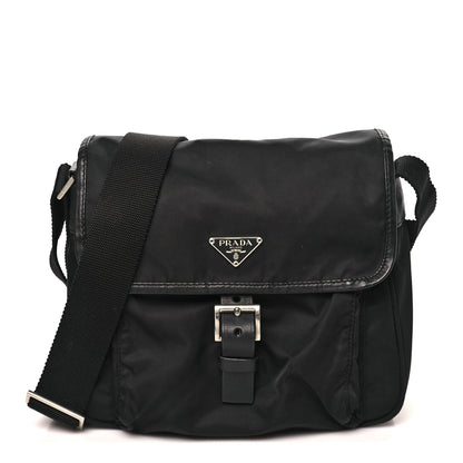 Prada Nylon Vela Messenger Black 1 of 9