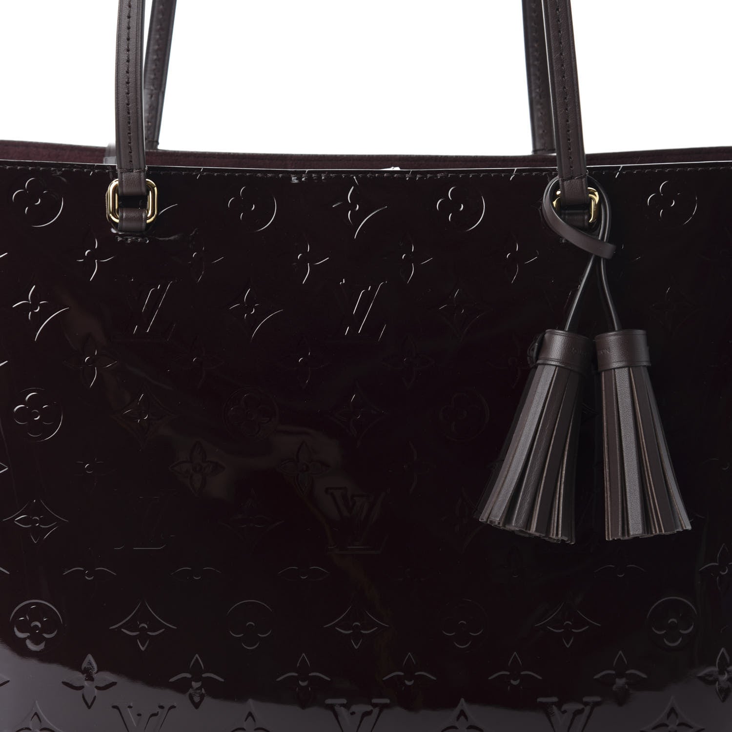 Louis Vuitton Vernis Long Beach MM Amarante 9 of 10