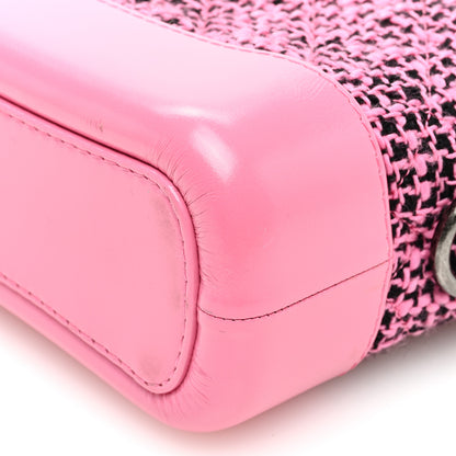 Chanel Tweed Calfskin Small Gabrielle Hobo Pink 10 of 10