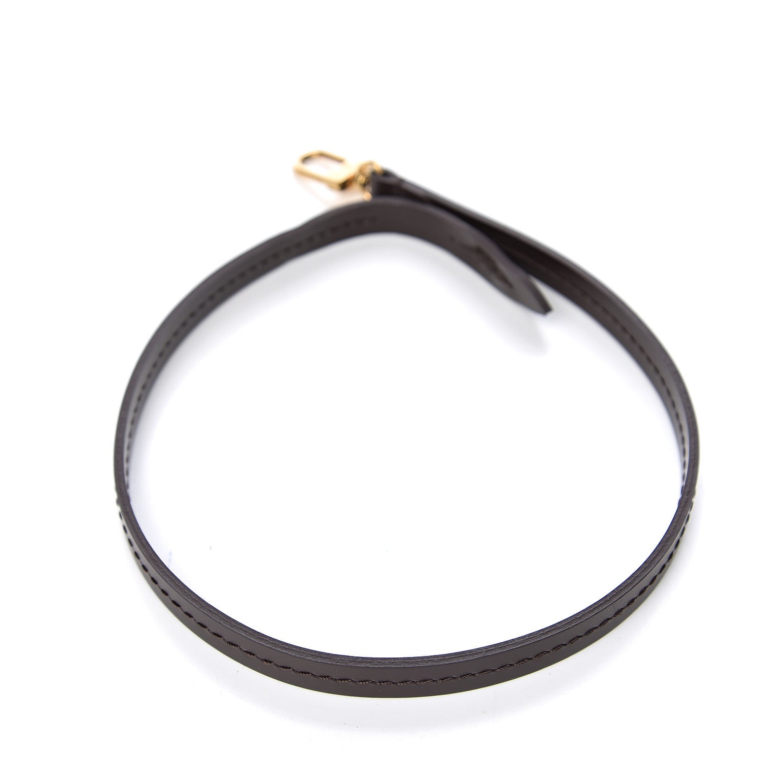 Louis Vuitton Calfskin Pochette Accessories Strap Brown 2 of 2