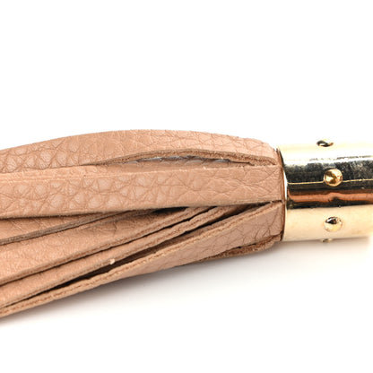 Gucci Pebbled Calfskin Medium Soho Flap Crossbody Camelia 14 of 18