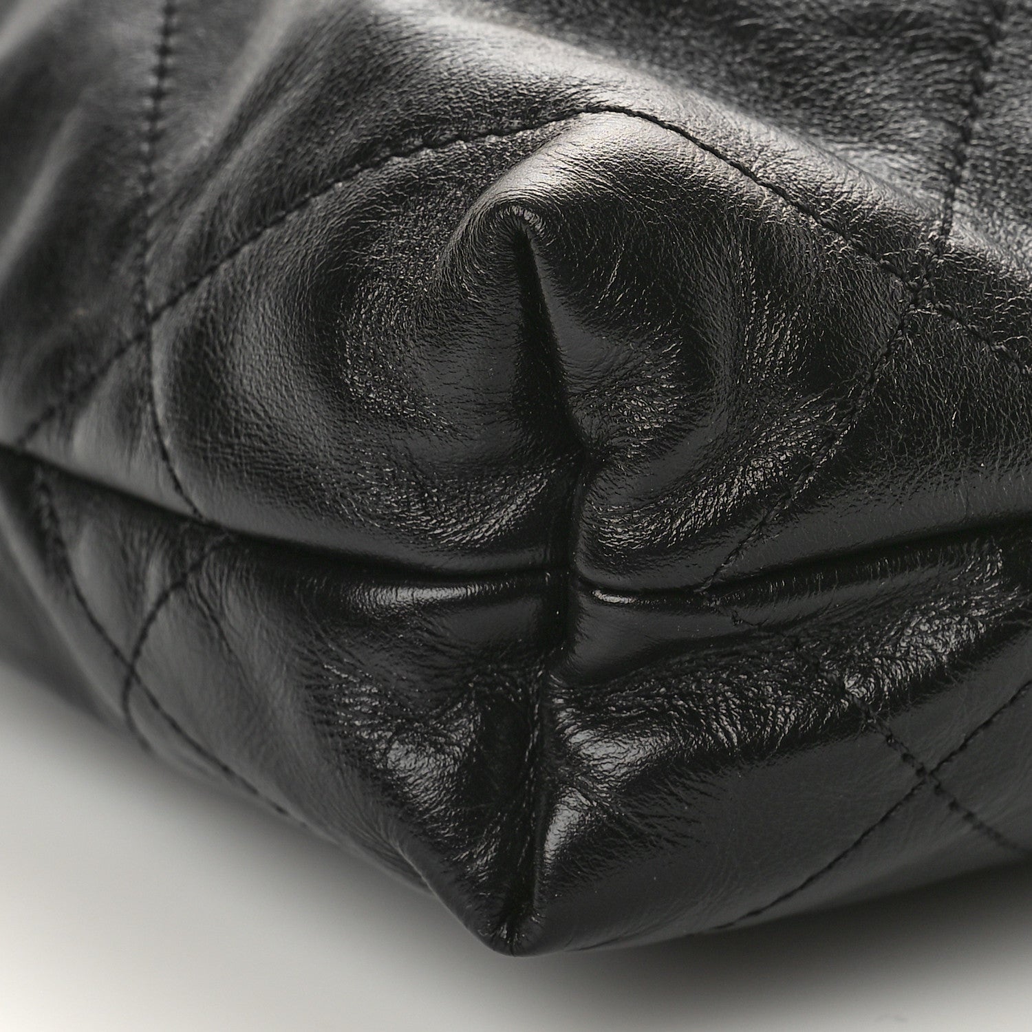 Chanel Shiny Calfskin Quilted Mini Chanel 22 Black 8 of 9