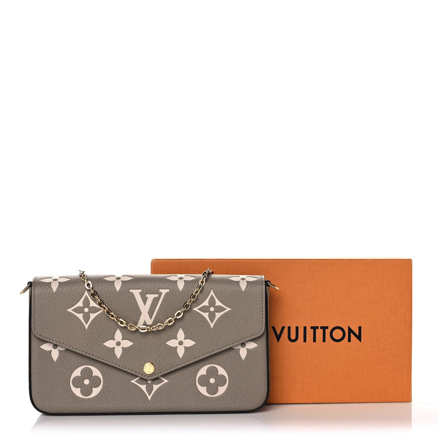 Empreinte Monogram Giant Felicie Pochette Tourterelle Creme
