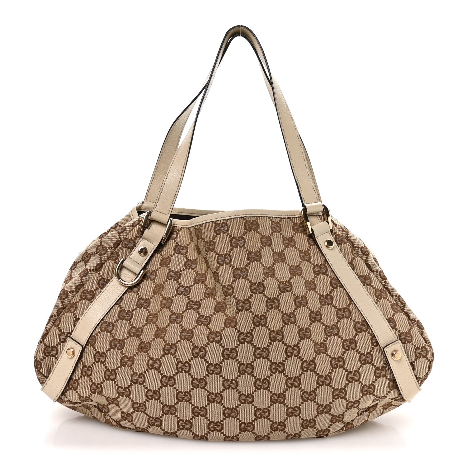 Gucci Monogram Medium Abbey Shoulder Bag Off White 1 of 10
