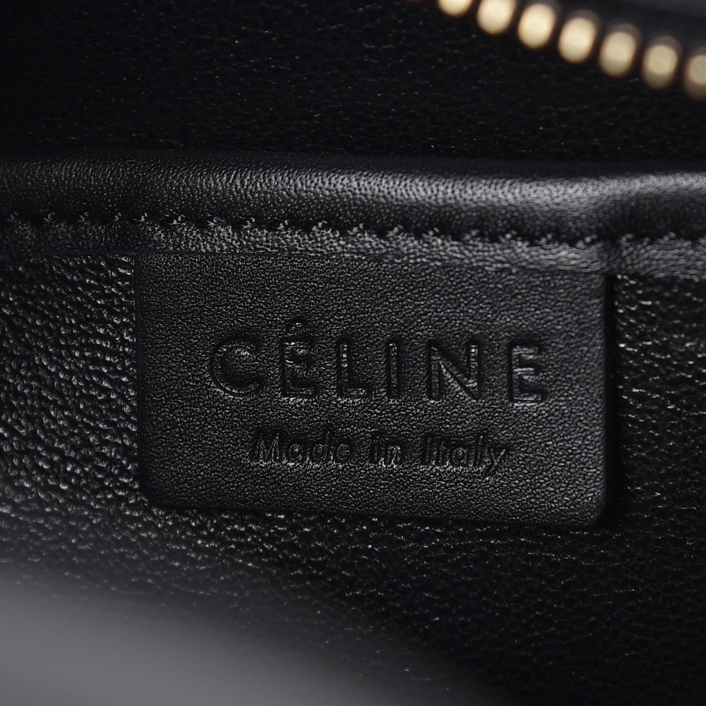 Smooth Calfskin Nano Luggage Black