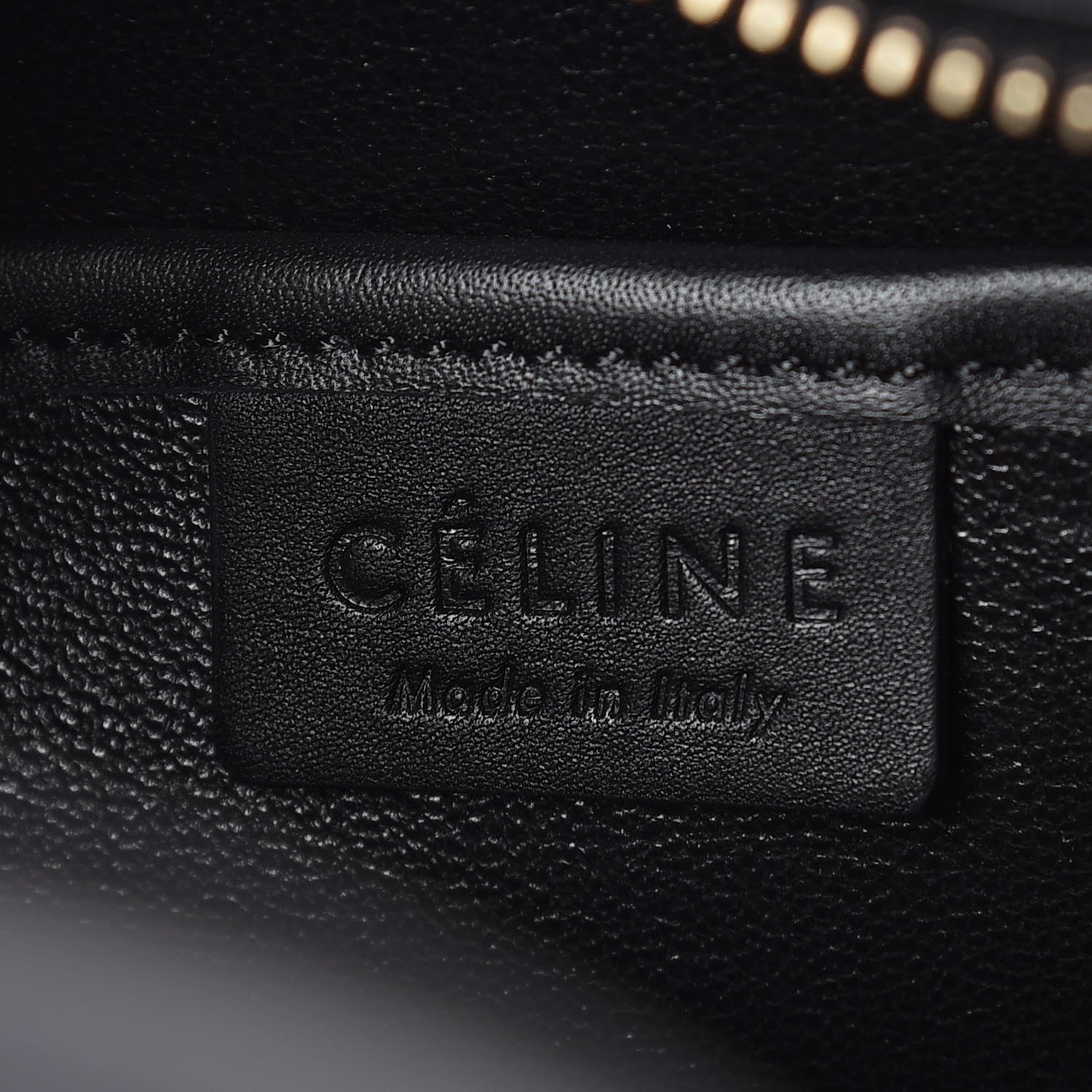 Celine Smooth Calfskin Nano Luggage Black 6 of 7