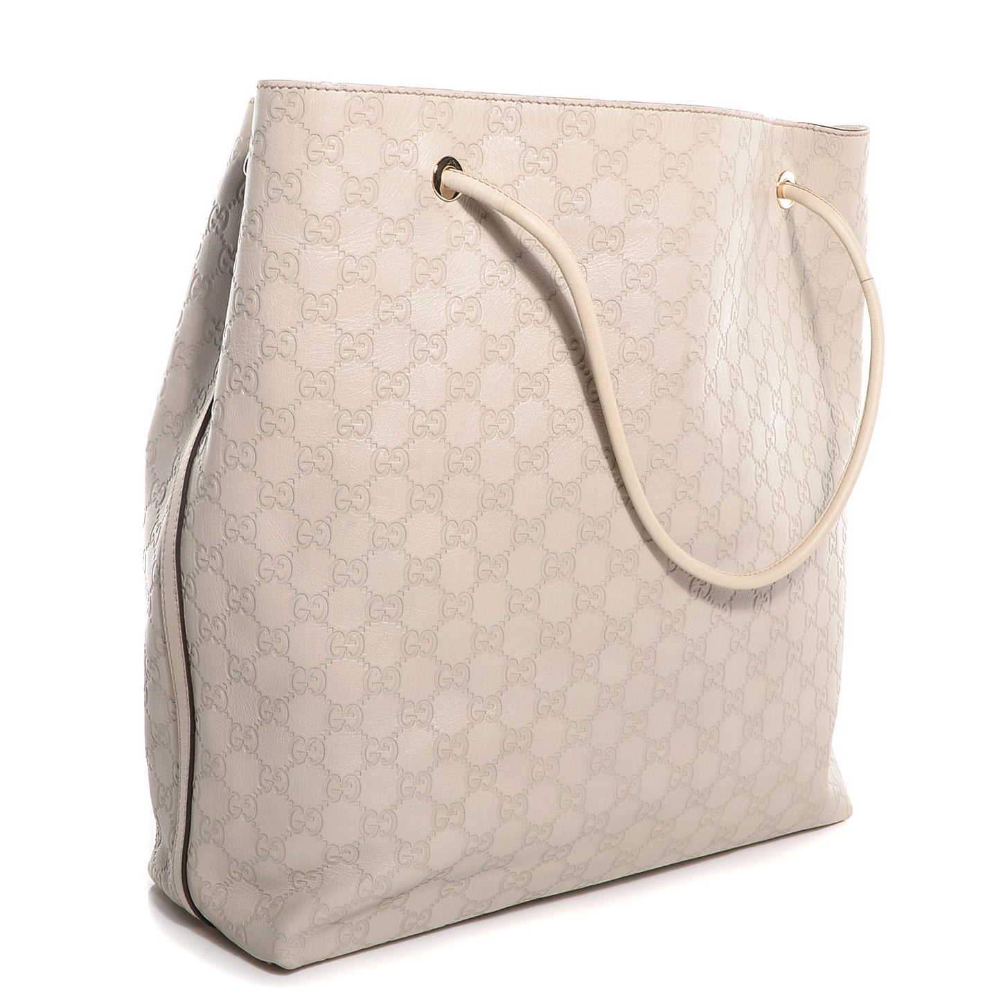 Guccissima Large Gifford Shopping Tote Off White