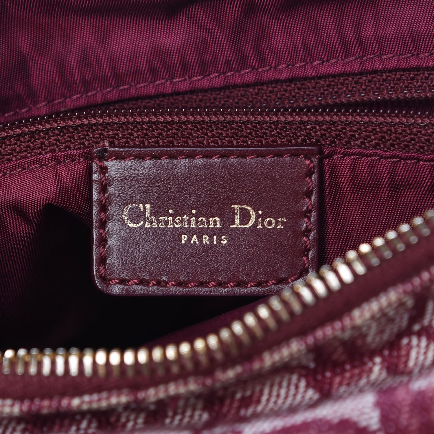 Christian Dior Monogram Boston Red 6 of 12