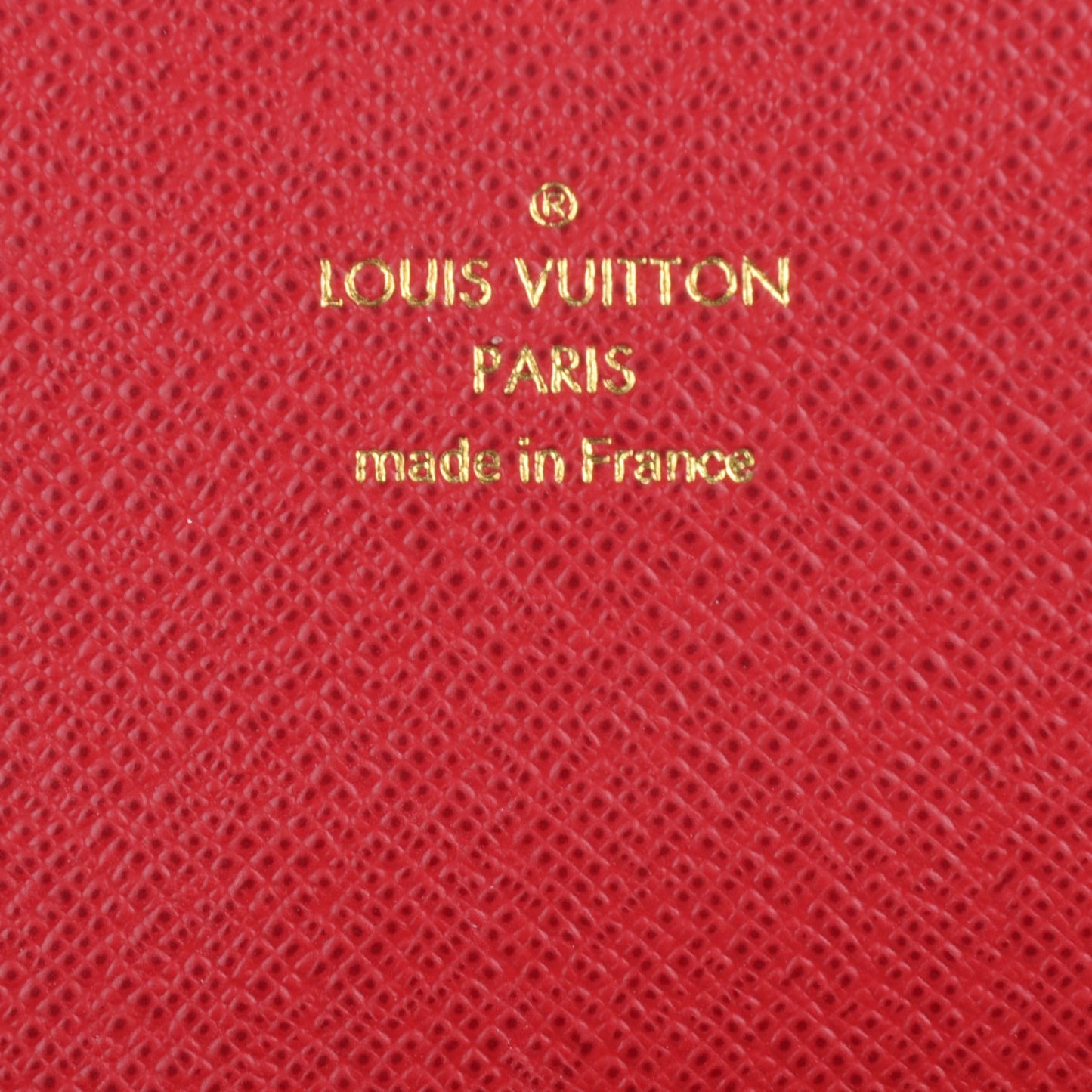 Damier Ebene Josephine Wallet Red