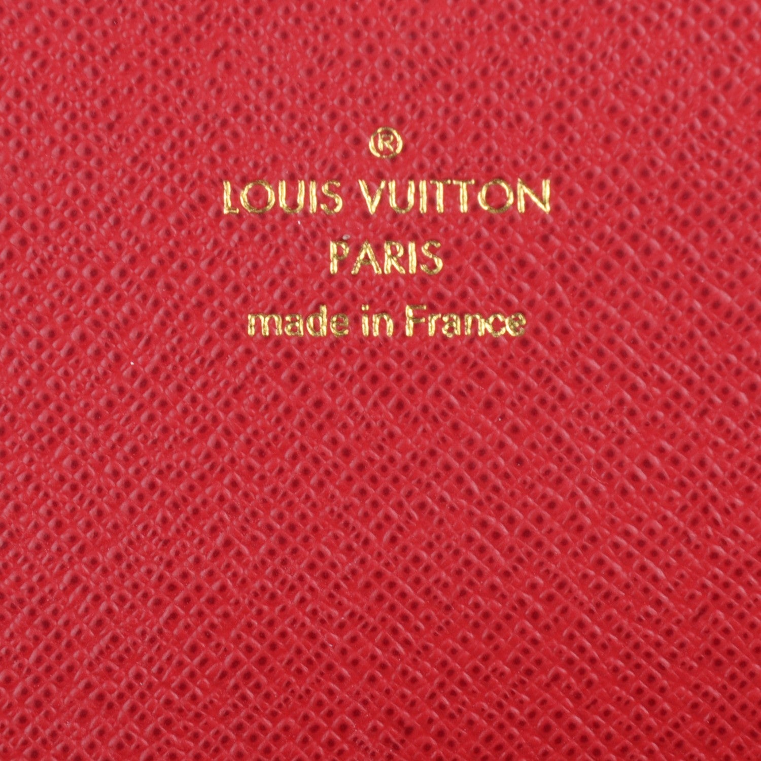 Louis Vuitton Damier Ebene Josephine Wallet Red 6 of 7