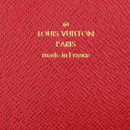 Louis Vuitton Damier Ebene Josephine Wallet Red 6 of 7