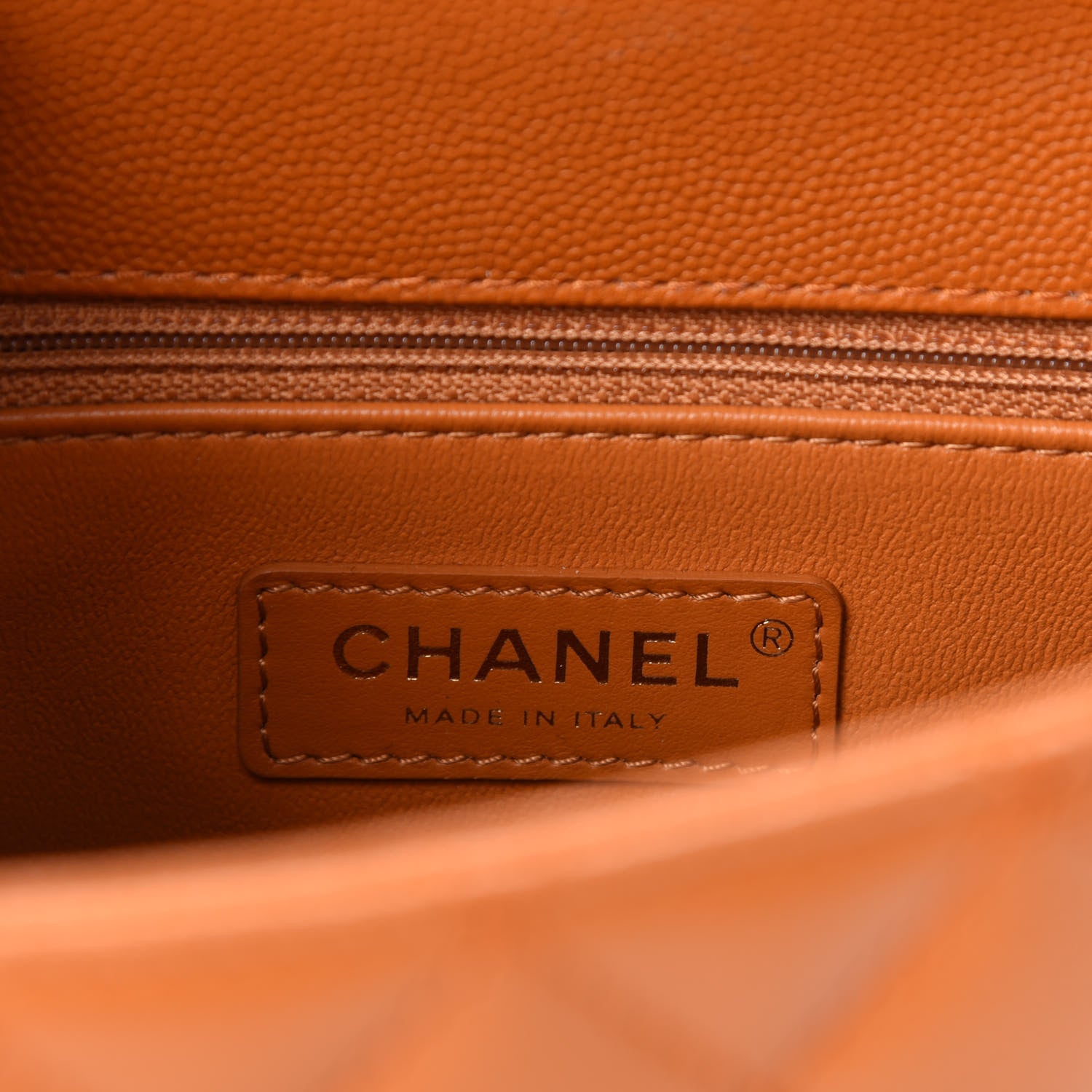 Chanel Caviar Quilted Mini Coco Handle Flap Light Brown 8 of 11