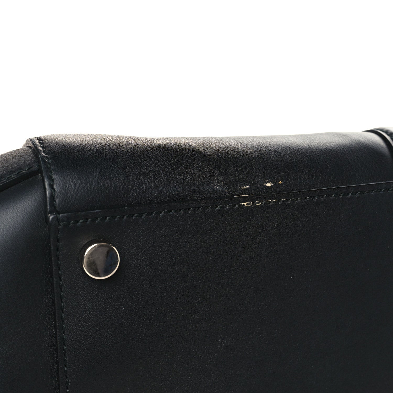 Gucci Calfskin Lady Bamboo Top Handle Bag Black 11 of 11