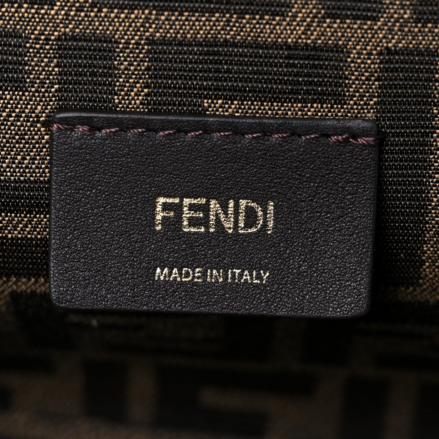 Fendi Shiny Nappa Small Fendi First Black 6 of 10
