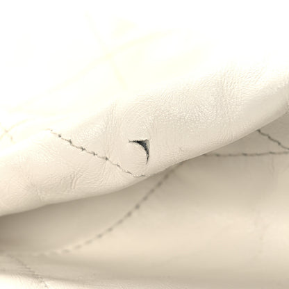 Chanel Shiny Calfskin Quilted Small Chanel 22 White 12 of 12