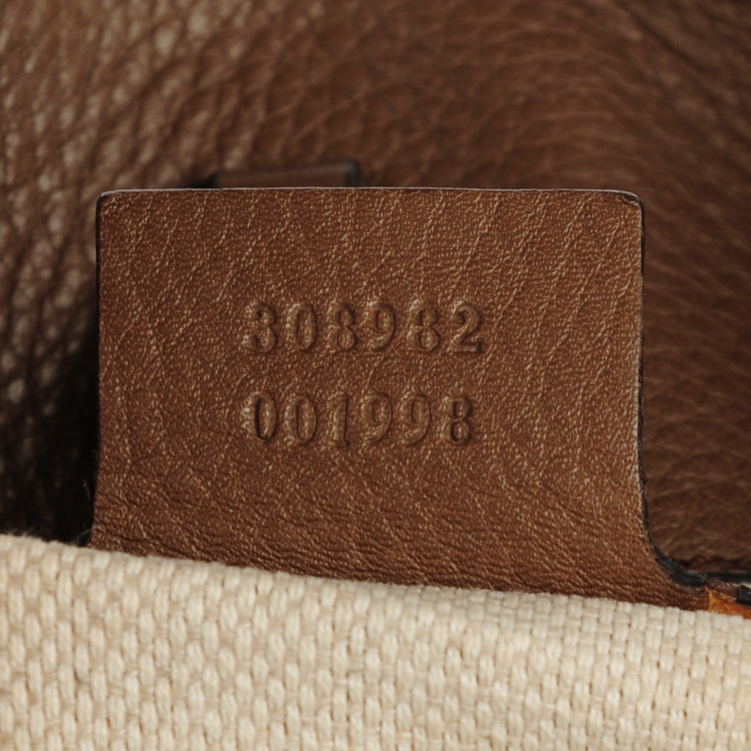 Gucci Pebbled Calfskin Medium Soho Chain Shoulder Bag Maple Brown 7 of 7