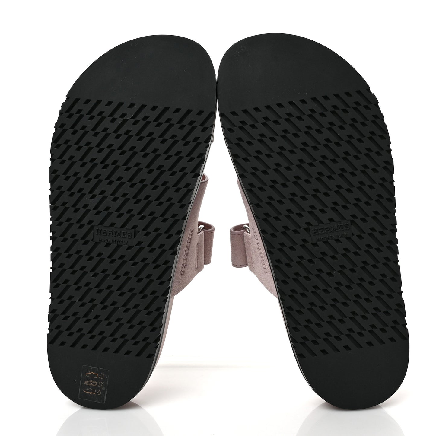Suede Goatskin Womens Chypre Sandals 37.5 Rose Porcelaine