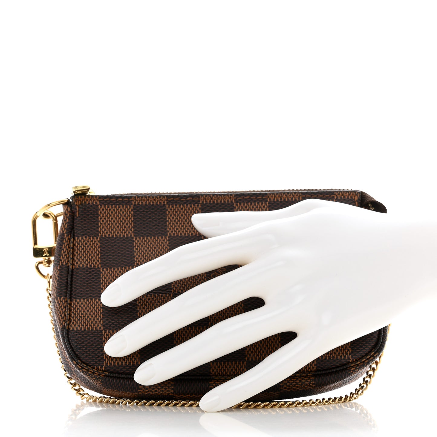 LOUIS VUITTON Damier Ebene Mini Pochette Accessories
