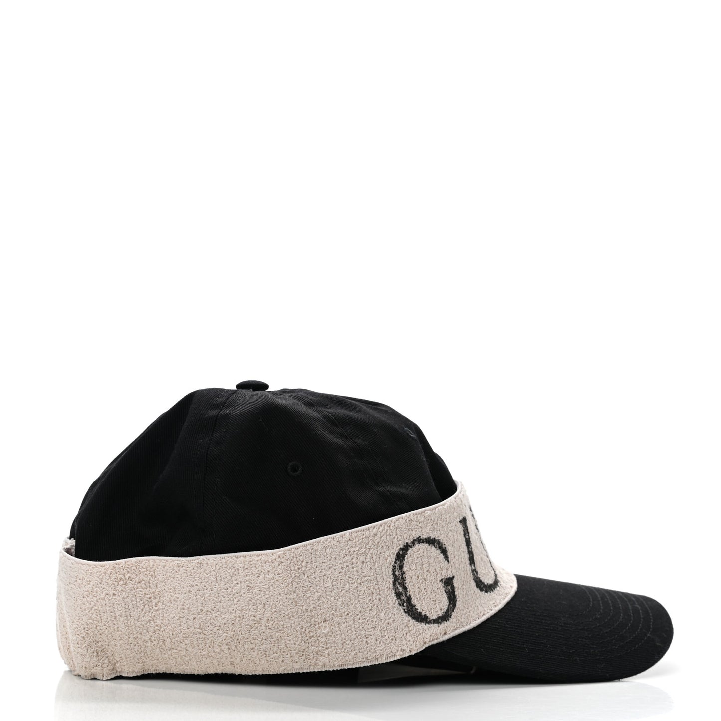 Gabardine Gucci Headband Baseball Hat M Black