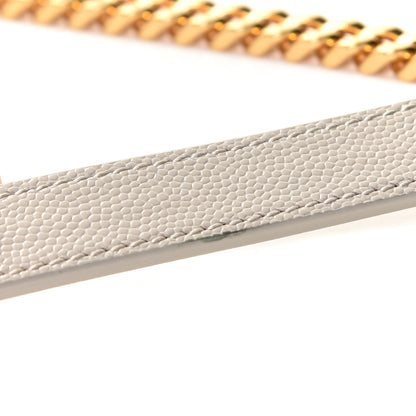 Saint Laurent Grain De Poudre Textured Mixed Matelasse Medium Triquilt Monogram Satchel Crema Soft 8 of 11