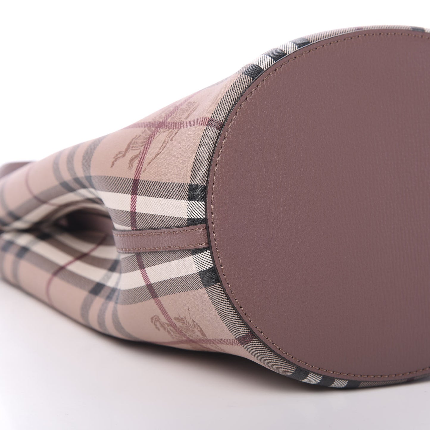 Haymarket Check Colours Small Lorne Bucket Crossbody Light Elderberry