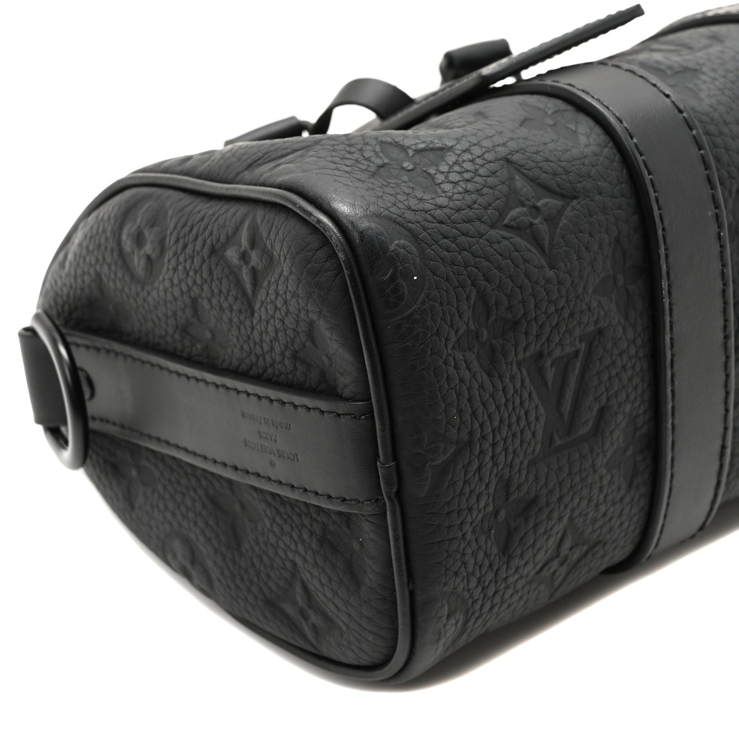 Monogram Taurillon Keepall Bandouliere 25 Black