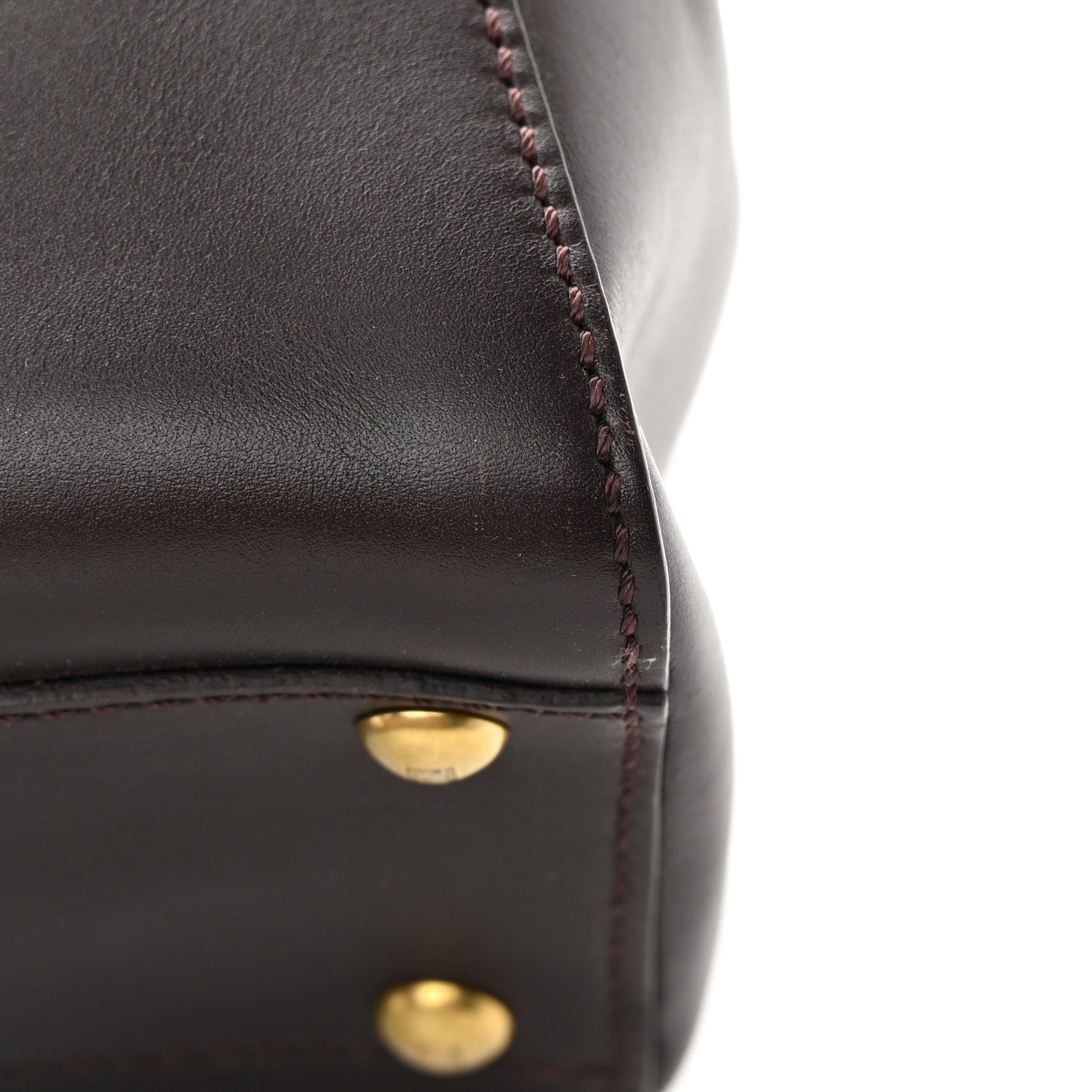 Fendi Vitello Calf Hair Zebra Print Medium Peekaboo Iconic Satchel Black 15 of 20