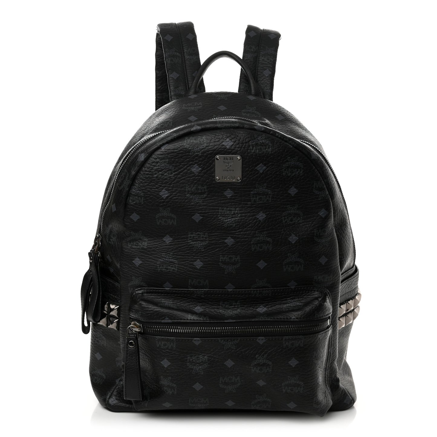 Visetos Large Side Studs Stark Backpack Black