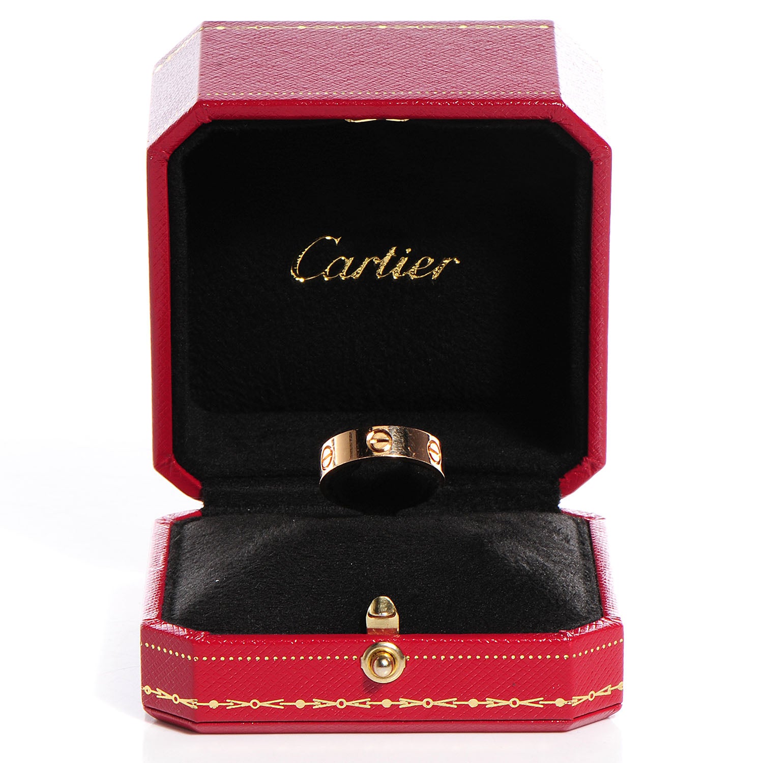 Cartier 18k Pink Gold 5mm Love Ring 54 6.75 3 of 5
