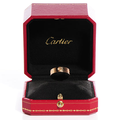 Cartier 18k Pink Gold 5mm Love Ring 54 6.75 3 of 5