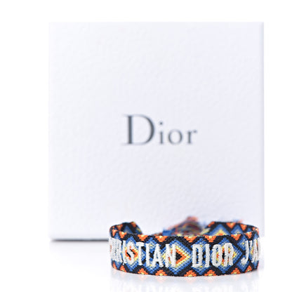 Christian Dior Woven Cotton J'Adior Friendship Bracelet 4 of 4