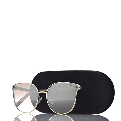 Tom Ford Cat Eye Sunglasses TF718 K Brown 9 of 9