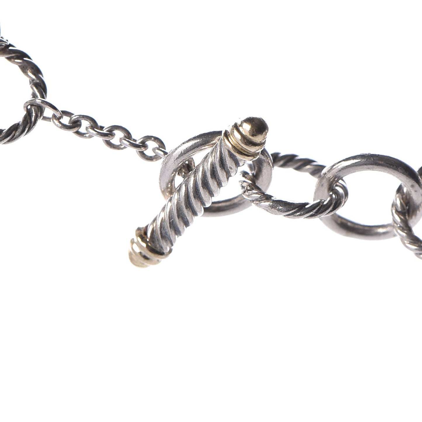 Sterling Silver 18K Yellow Gold Atlas Chain Mail Necklace