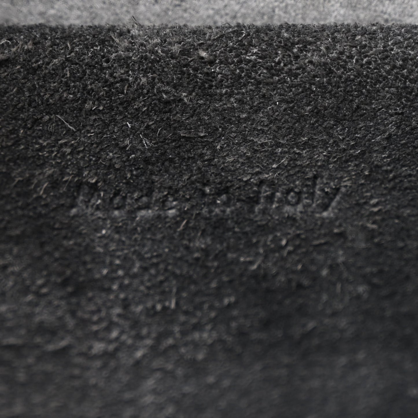 Grained Calfskin Micro Belt Bag Grey