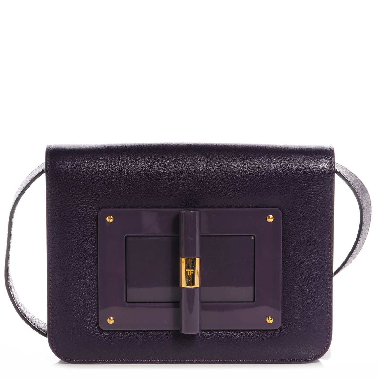 Calfskin Natalia Medium Bag Purple