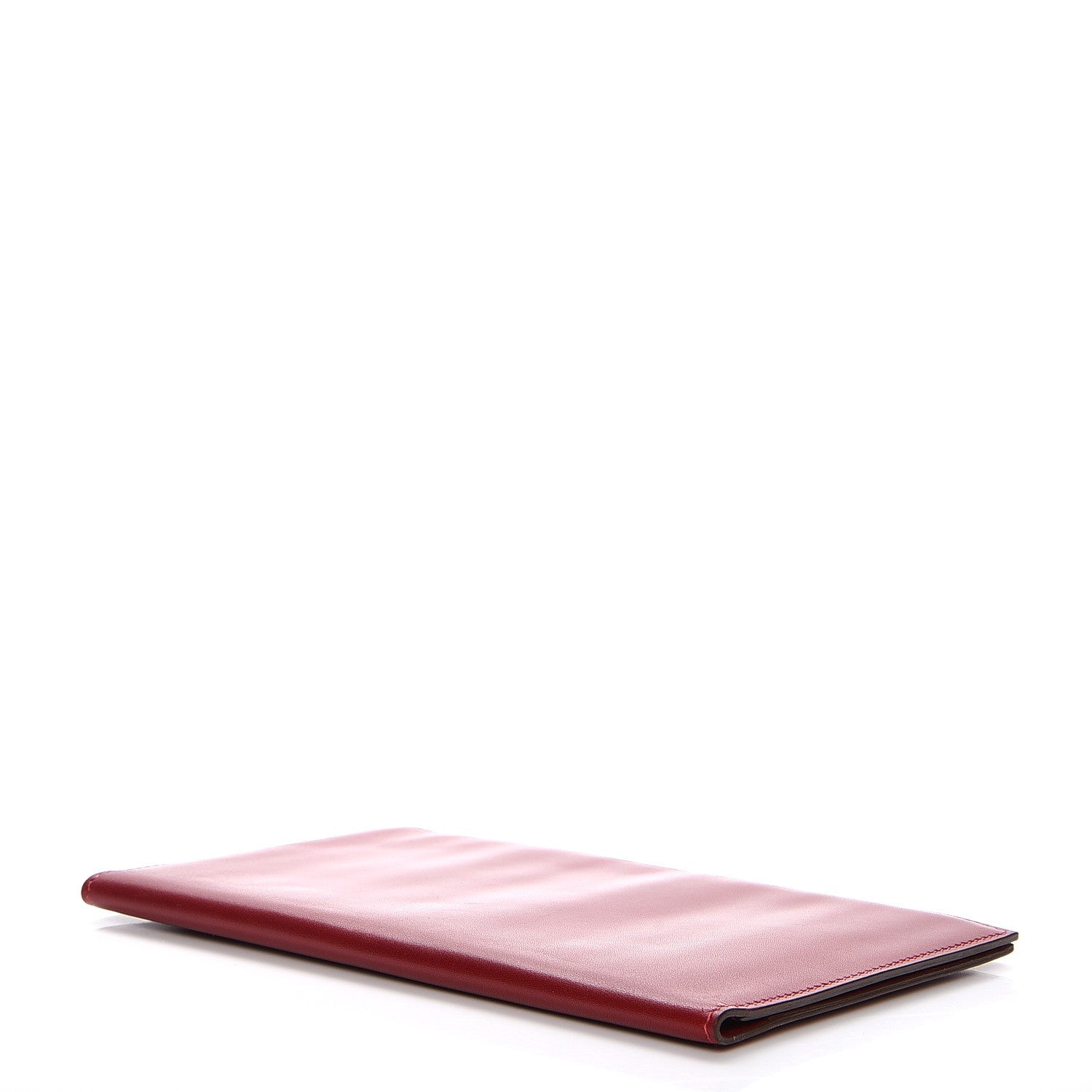Hermes Box MC2 Fleming Checkbook Holder Wallet Rouge H 4 of 9