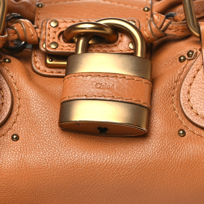 Chloe Calfskin Medium Paddington Satchel Tan 10 of 14