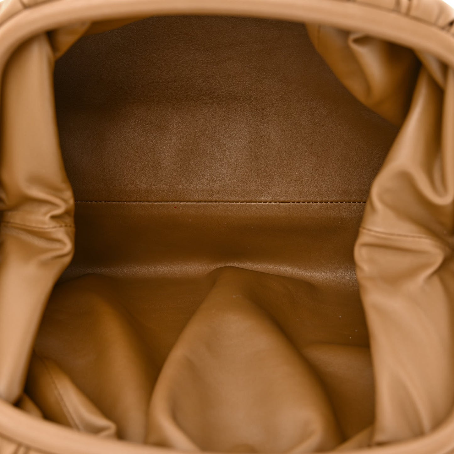 Smooth Butter Calf The Pouch Oversized Clutch Teak