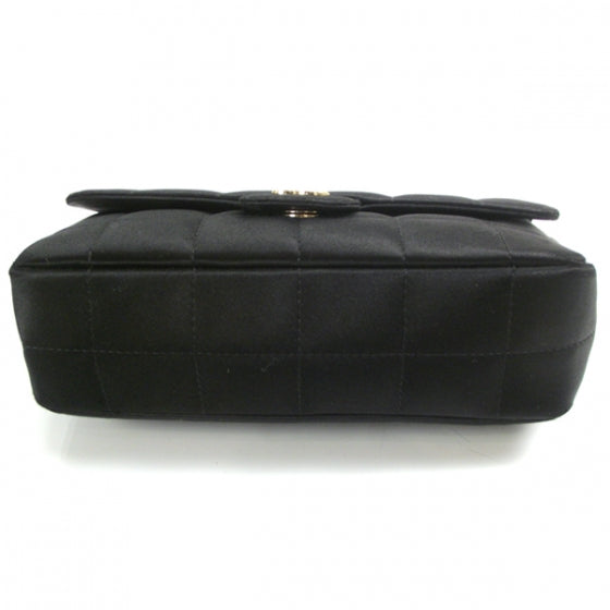 Satin Quilted Flap Evening Bag