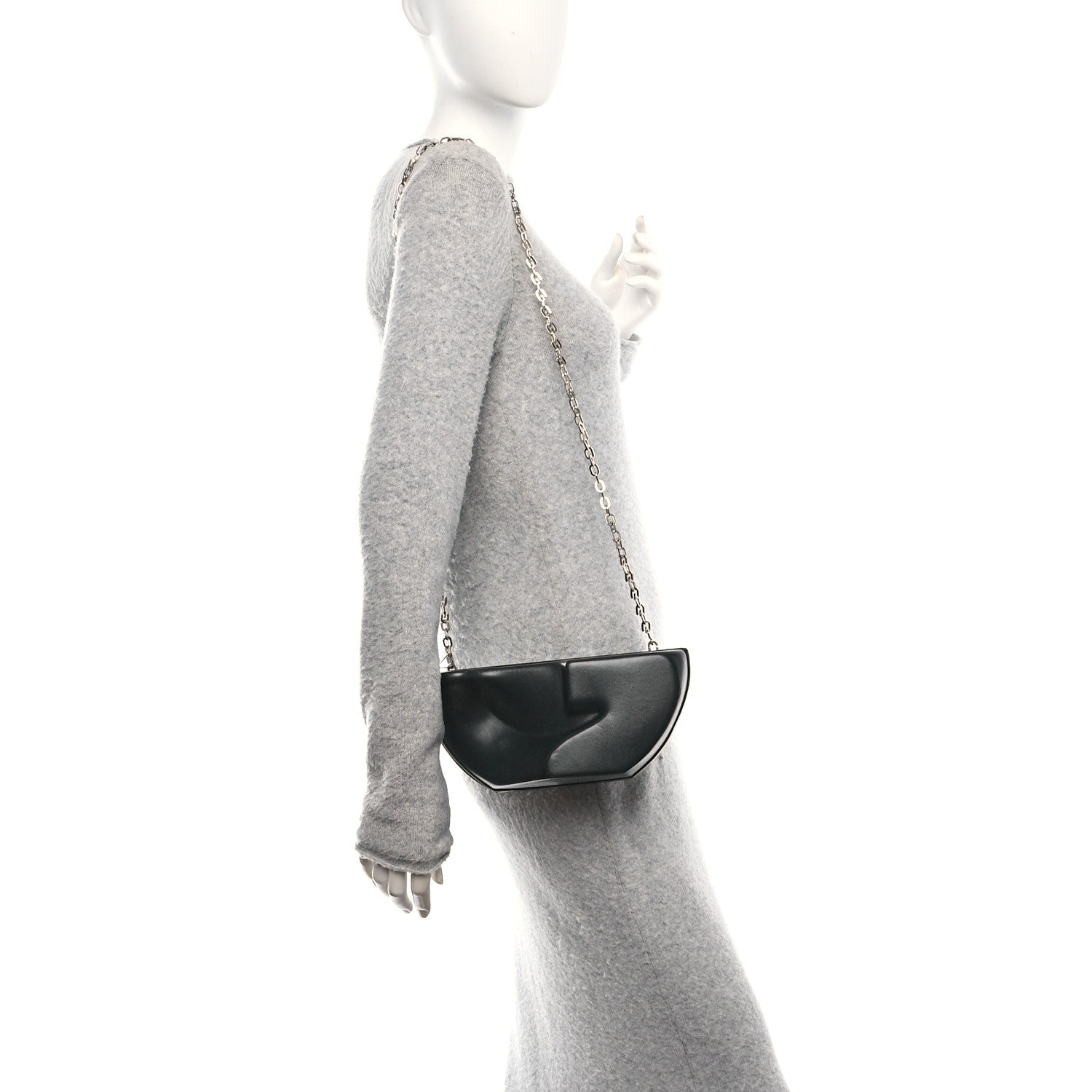 Givenchy Calfskin G Chain Clutch Black 2 of 14