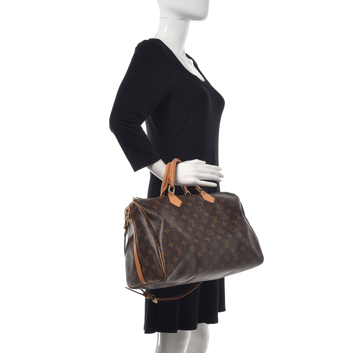 Louis Vuitton Monogram Speedy Bandouliere 35 3 of 13