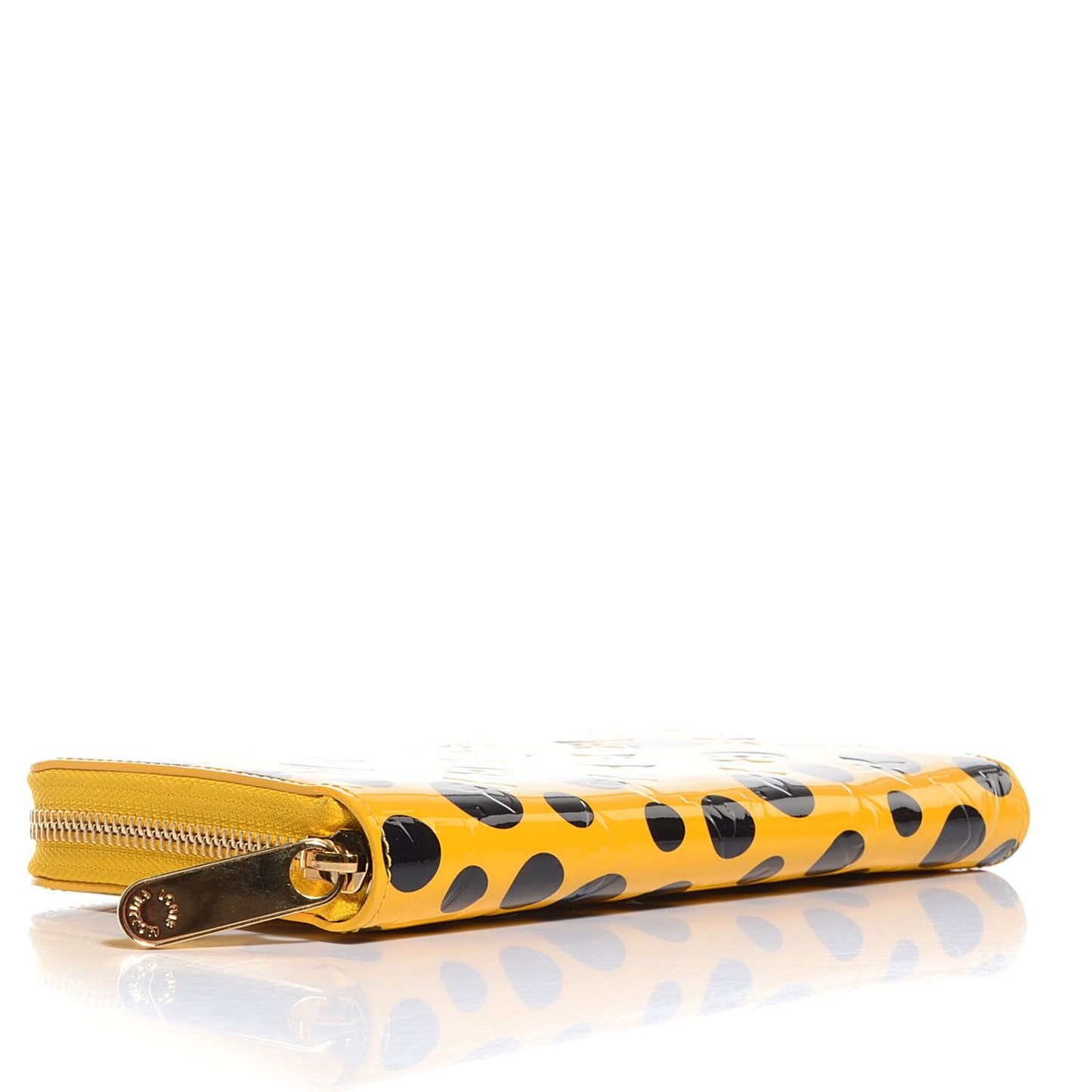 Vernis Kusama Infinity Dots Zippy Wallet Yellow