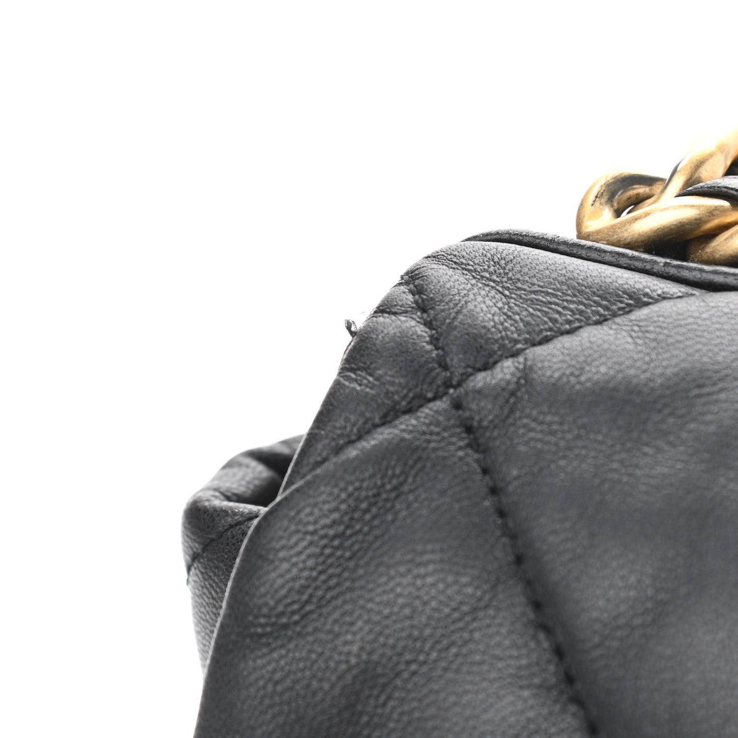 Goatskin Quilted Maxi Chanel 19 Flap Black