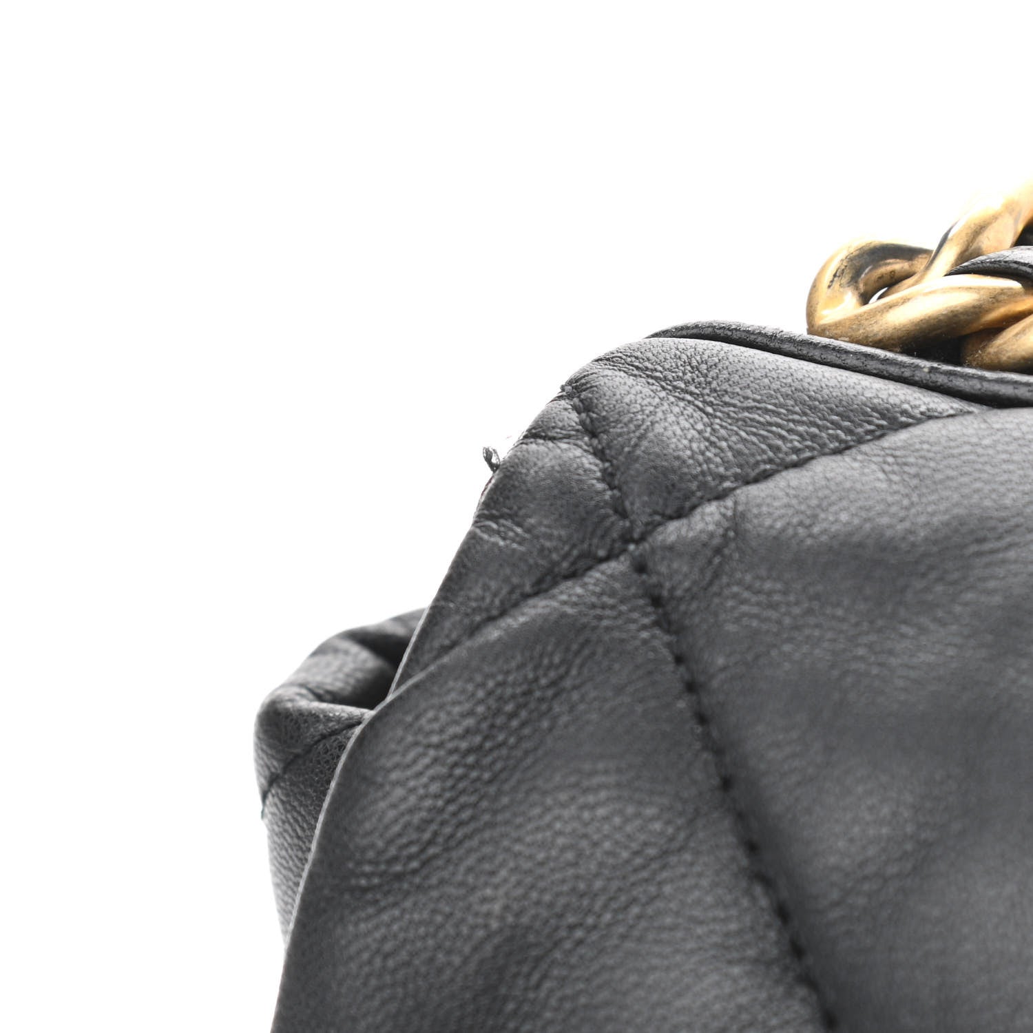 Chanel Goatskin Quilted Maxi Chanel 19 Flap Black 10 of 10