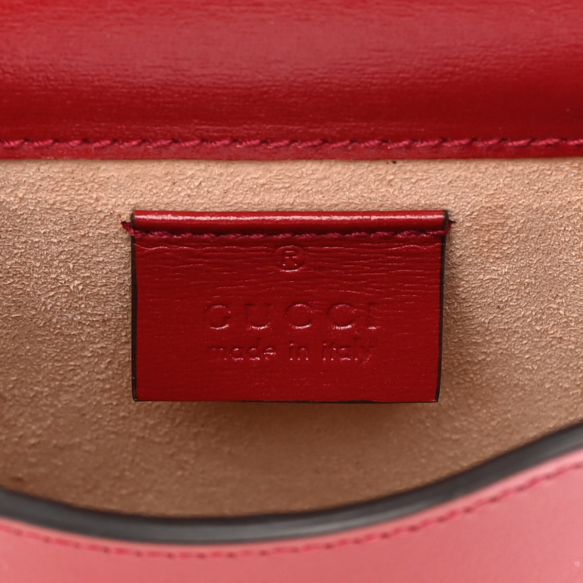 Gucci Boarded Plutone Calfskin Mini Horsebit 1955 Crossbody Bag New Cherry Red 6 of 12